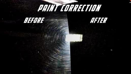 Paint correction process on vehicle