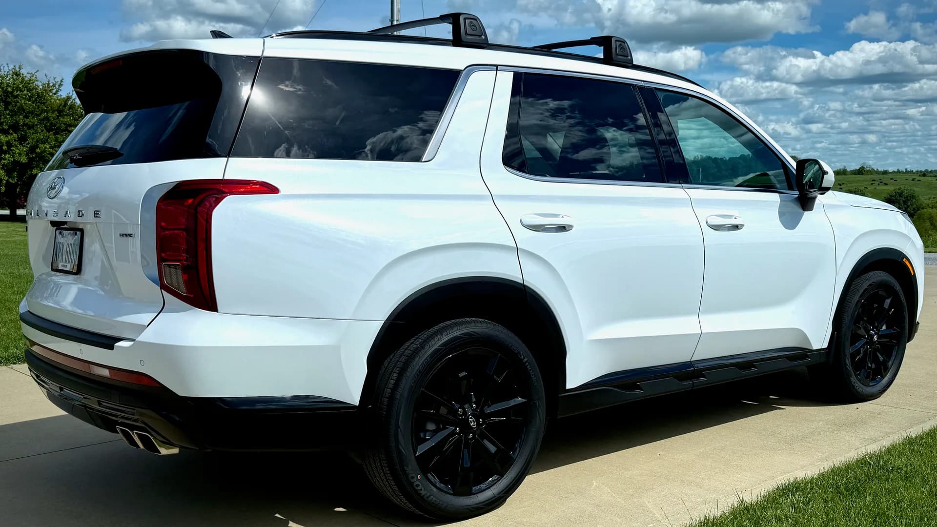 Ceramic coating on luxury vehicle